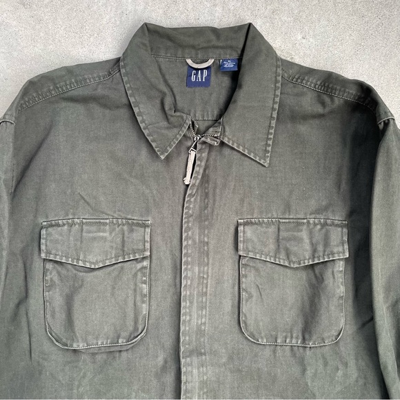 Gap Green Military style jacket - size XL - Picture 2 of 5